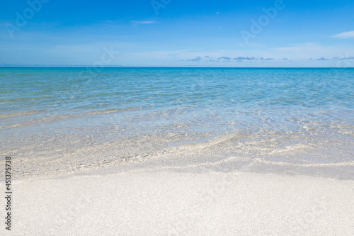 the word sea written on the sand