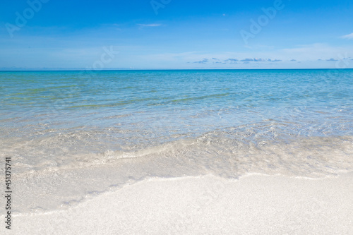 sand beach and blue sky © nattawut