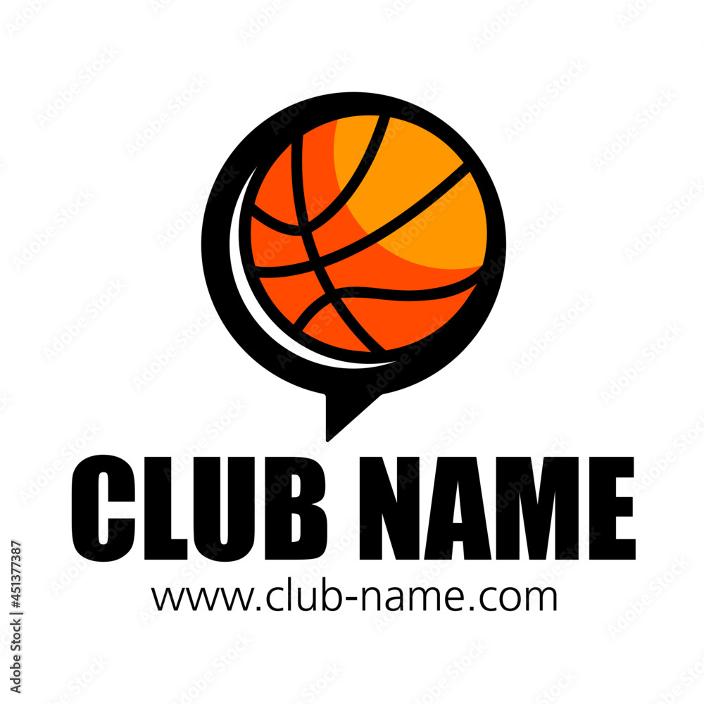 Logo club basket sport