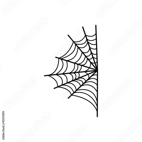 Spider icon vector set. halloween illustration sign collection. web symbol cobweb logo.