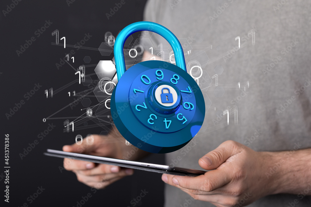 Security Shield concept, data protection. Shield with dots and lines connectio Security Shield concept, data protection. Shield with dots and lines connectio