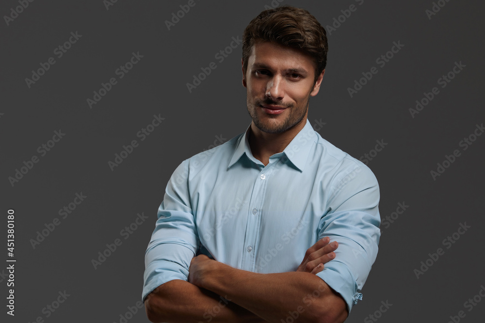 Portrait of young smiling european business man Portrait of young smiling european business man