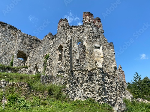 Castle fortress Ruzica grad or Utvrda Ruzica grad ili Tvrdjava Ružica grad, Duzluk - Orahovica, Croatia (Slavonija, Hrvatska) photo