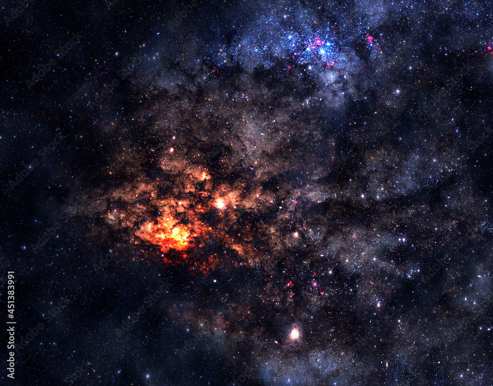 Stellar Galaxy - Elements of this Image Furnished by NASA