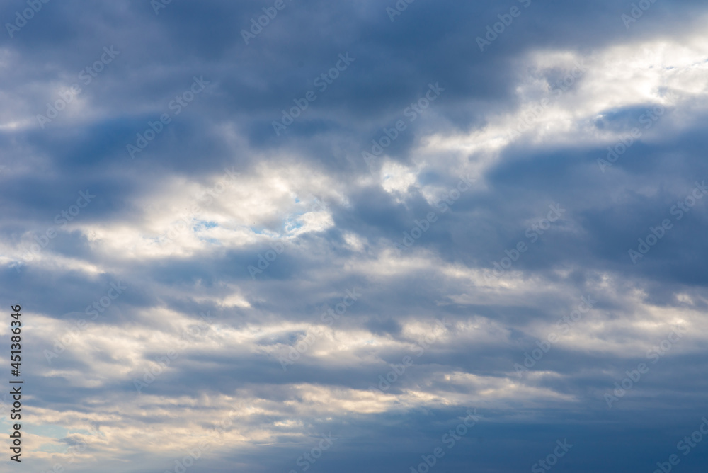 Cloudscape.Dramatic sky with stormy clouds,Nature clouds background