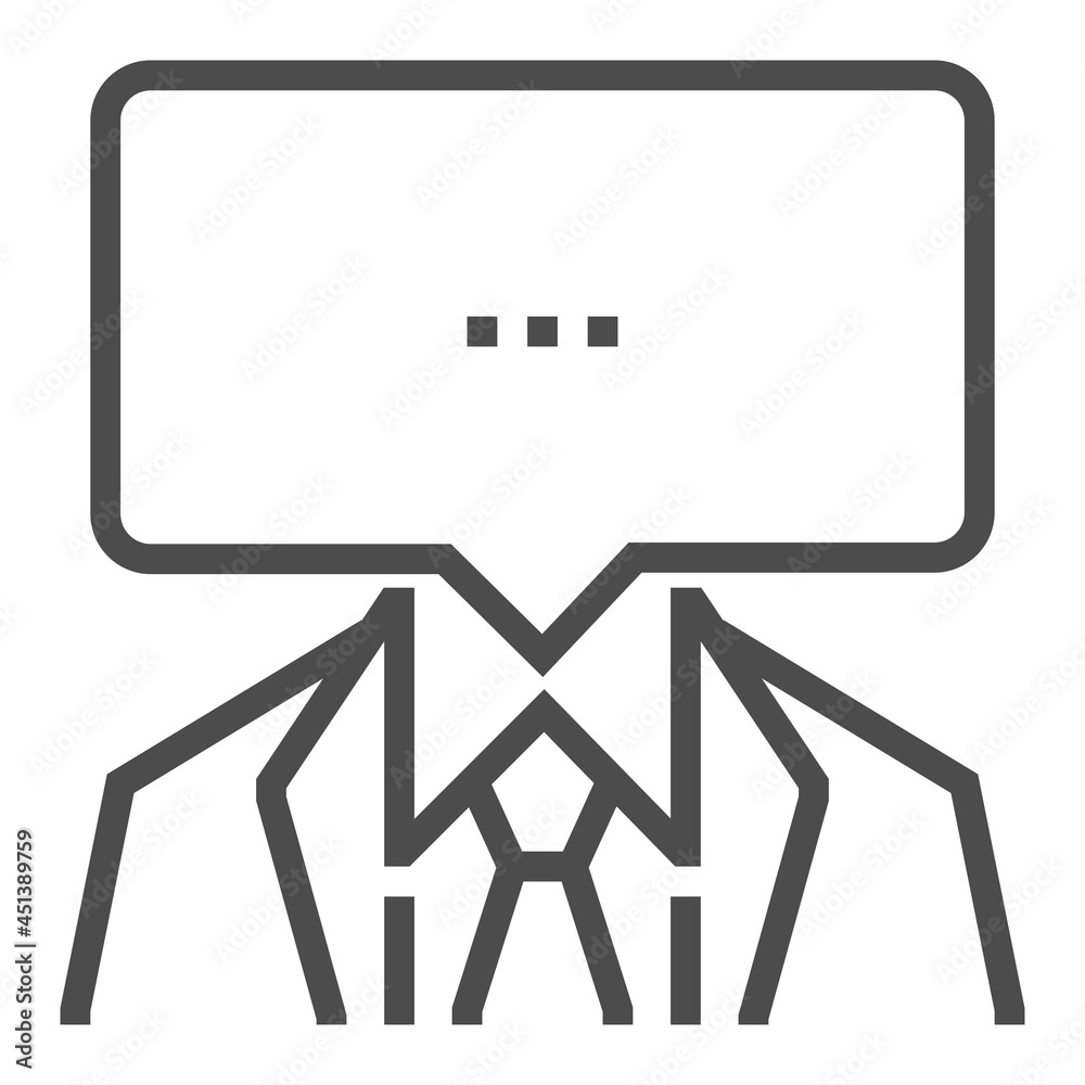 Consulting, square line vector icon. Consulting, square line vector icon.