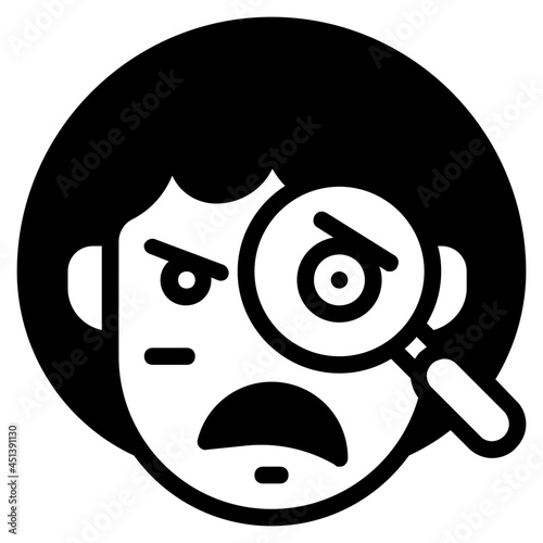suspicious glyph icon