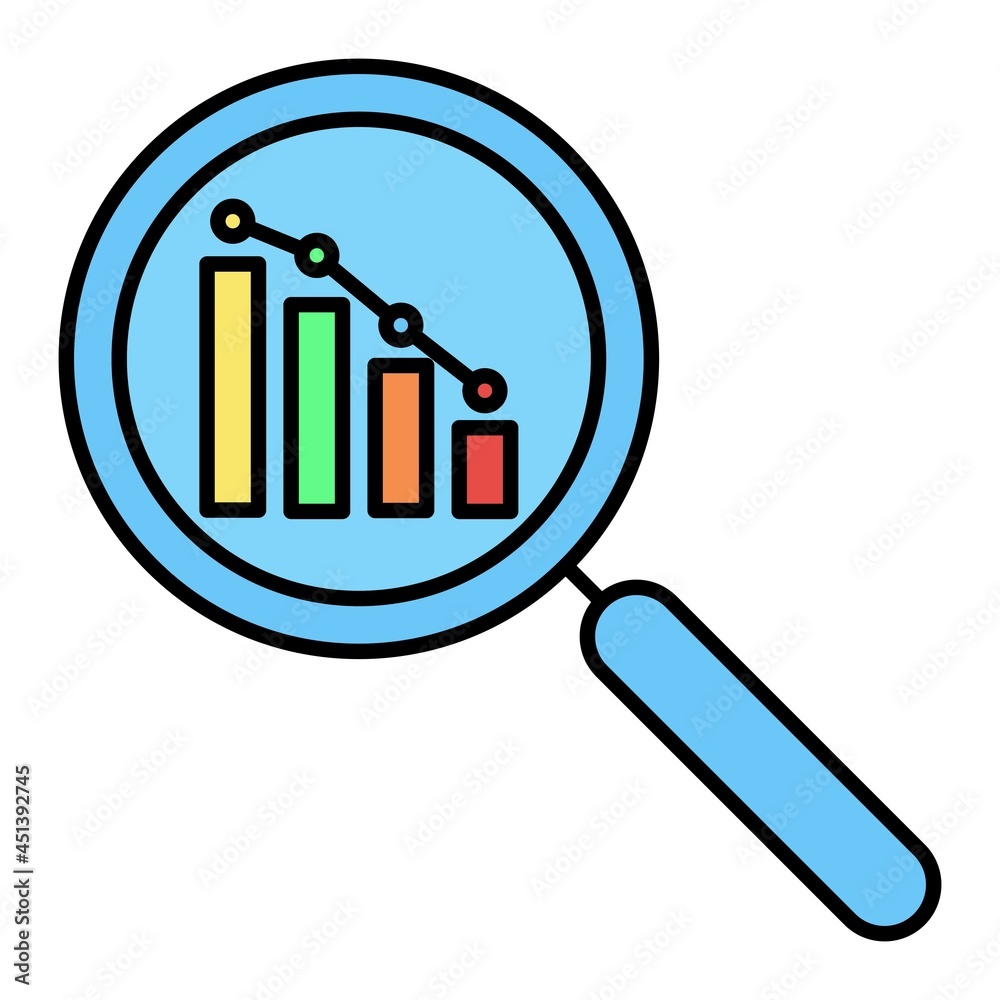 Vector Analysics Filled Outline Icon Design Vector Analysics Filled Outline Icon Design