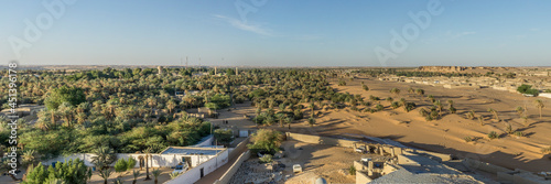 Panorama view Faya city Oasis, Chad, Africa photo
