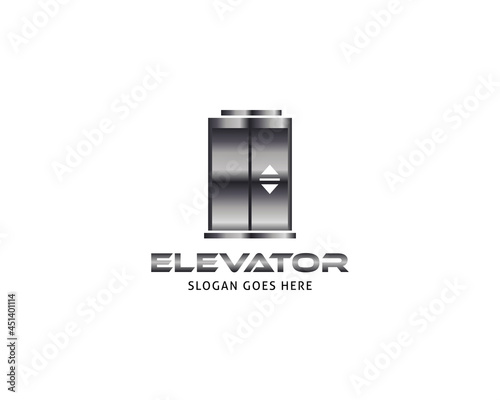 Lift or elevator logo vector template