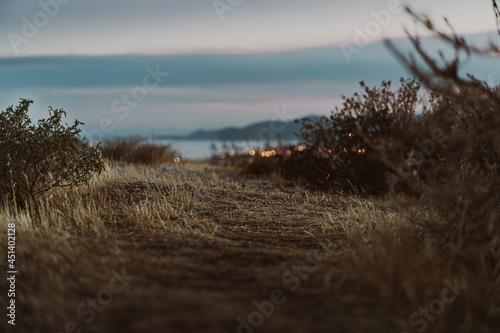 Searching for the sunset in a secret path