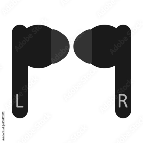 Headphones Icon isolated on white background