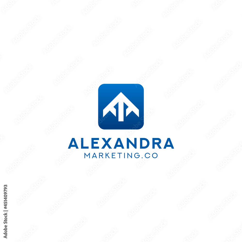 simple icon logo with initials simple icon logo with initials
