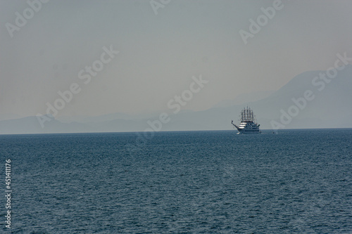 boat in the fog 