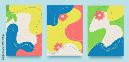 Abstract fashion universal children's art background templates. Good for cover art, invitations, banners, posters, brochures, posters, postcards, flyers