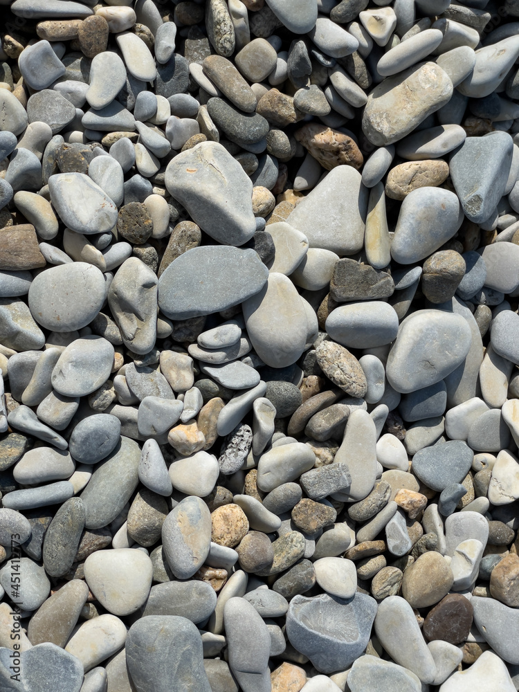 Pebbles or stones on the beach. Pebbles or stones on the beach.