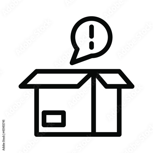 demand line icon illustration vector graphic