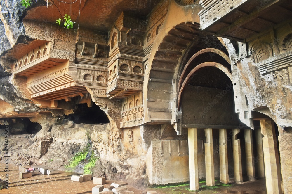 Kondana Caves Ancient Buddhist Caves ,karjat,maharashtra,india