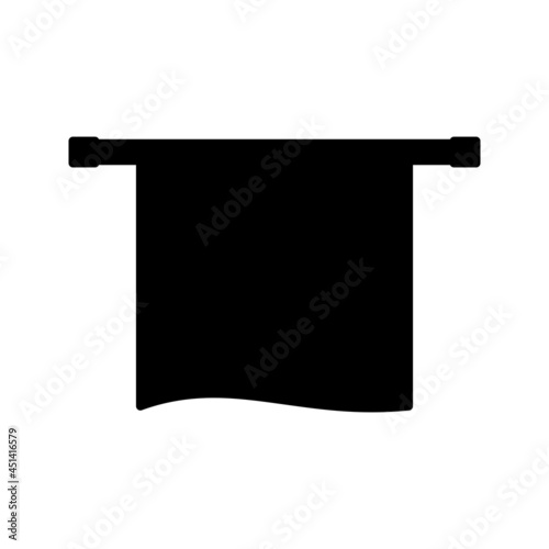 Unique Towel Dryer Vector Glyph Icon