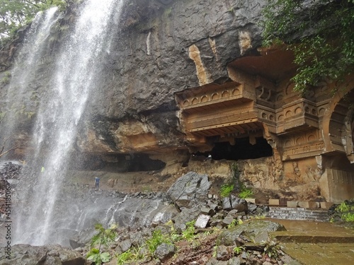Kondana Caves Ancient Buddhist Caves ,karjat,maharashtra,india photo