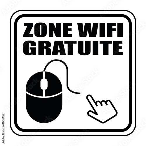 Logo zone wifi gratuite.