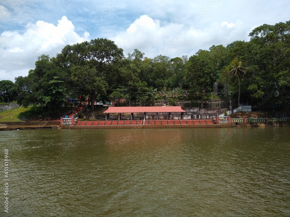 Aruvikkara dam, small dam in Thiruvananthapuram, Kerala Stock Photo | Adobe  Stock