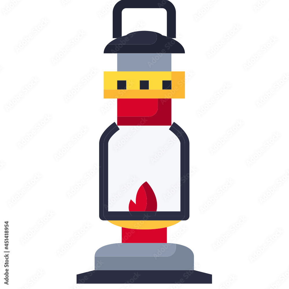 Fototapeta premium kerosene flat icon