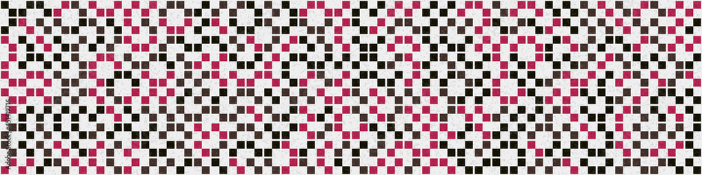 Fototapeta premium Abstract Geometric Pattern generative computational art illustration