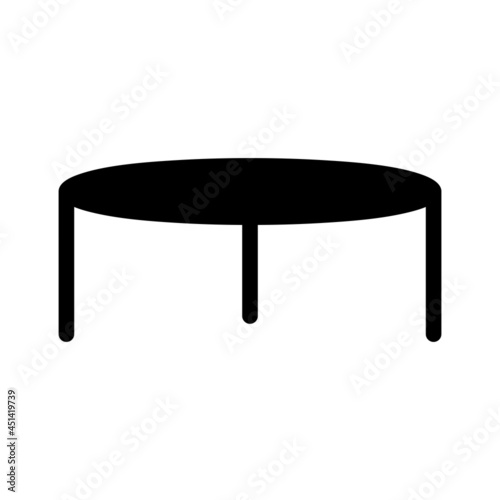Unique Stool Vector Glyph Icon