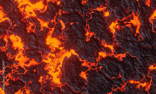 Abstract volcanic background. Basaltic lava.