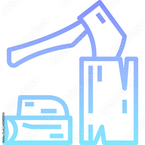 chop gradient icon