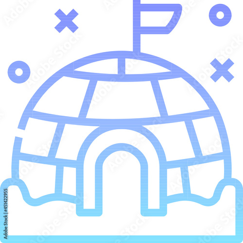 igloo gradient icon