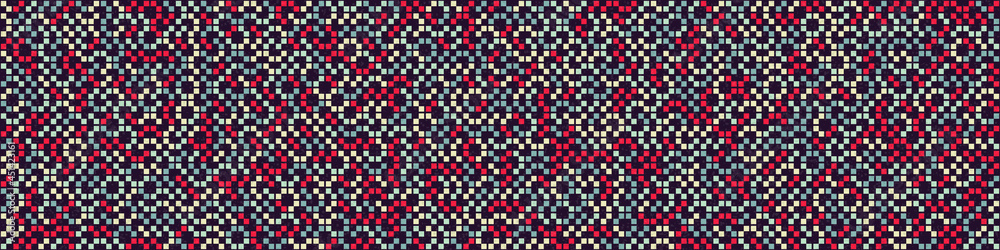 Fototapeta premium Abstract Geometric Pattern generative computational art illustration