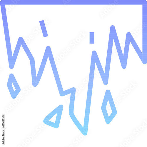 stalactite gradient icon