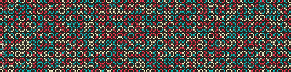 Abstract Geometric Pattern generative computational art illustration