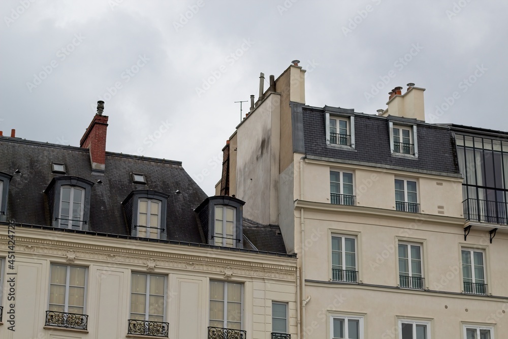 old houses in the city