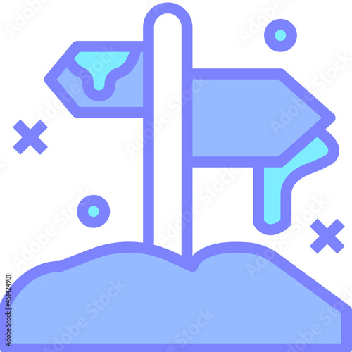 direction gradient icon
