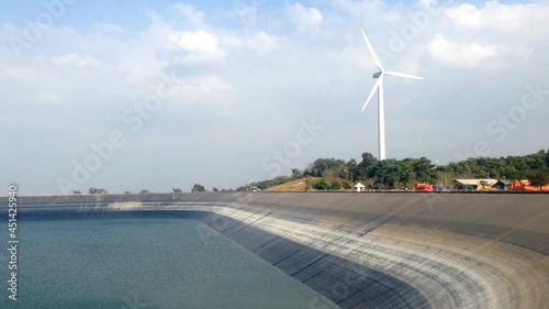 Wind Power Pumped-hydro Storage photo