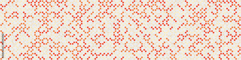 Fototapeta premium Abstract Geometric Pattern generative computational art illustration