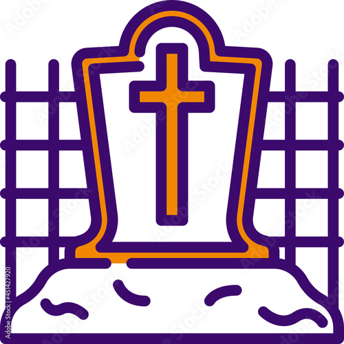 grave one color icon