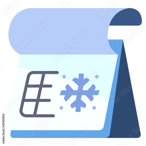 winter calendar icon