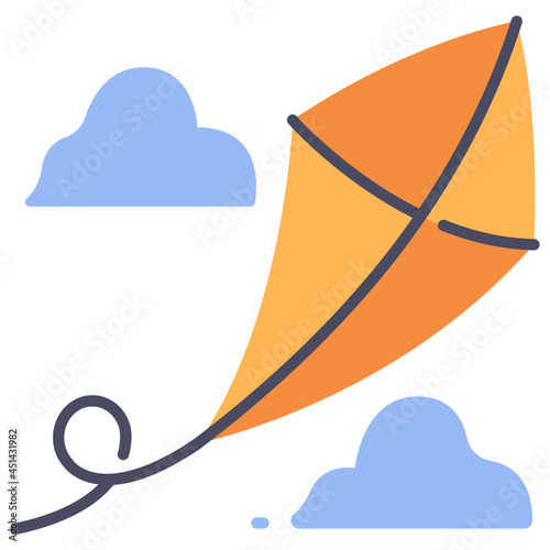 kite on a nice day icon