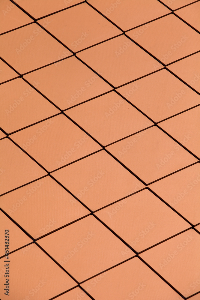 Red tiles roof background. Red tiles roof background.