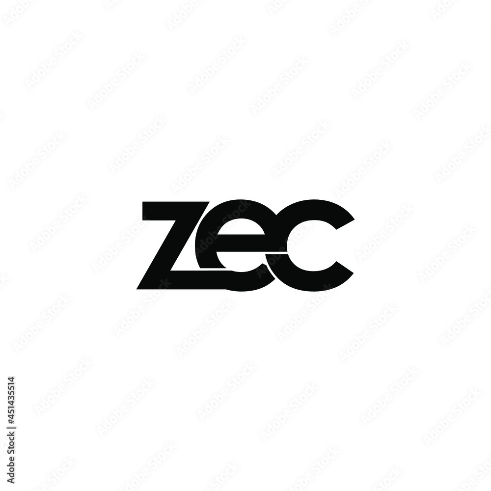 zec initial letter monogram logo design zec initial letter monogram logo design