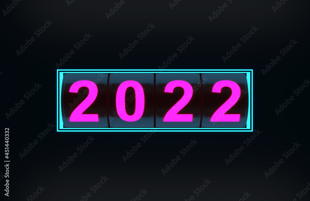 New Year 2022 Creative Design Concept - 3D Rendered Image
New Year 2022 Creative Design Concept - 3D Rendered Image