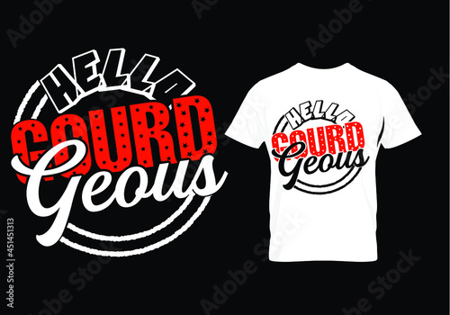 Halloween t shirt design saying hello gourd-geous