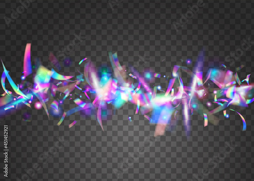 Glitch Texture. Falling Glare. Crystal Art. Neon Effect. Unicorn