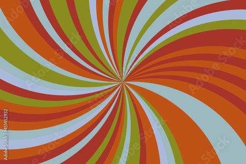 Abstract psychedelic groovy background. Vector. © Threecorint