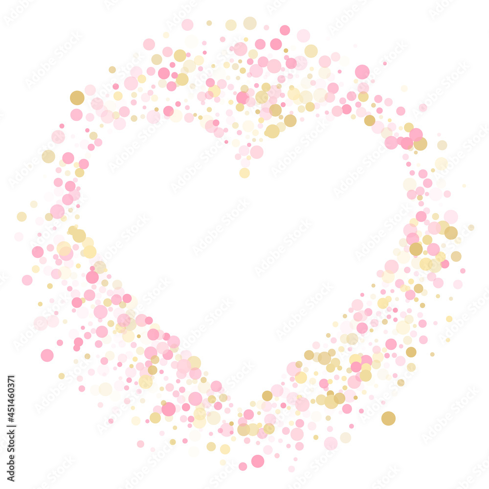 Bokeh confetti circles decoration holiday background.