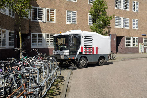 Photography Sweeper in the Diamond neighborhood of Amsterdam